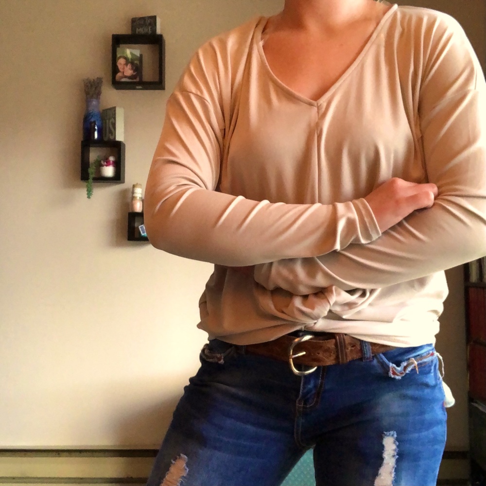 NWT Favlux Front Twist Flowy Blouse from Vibe
